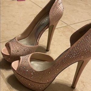Rhinestone heels